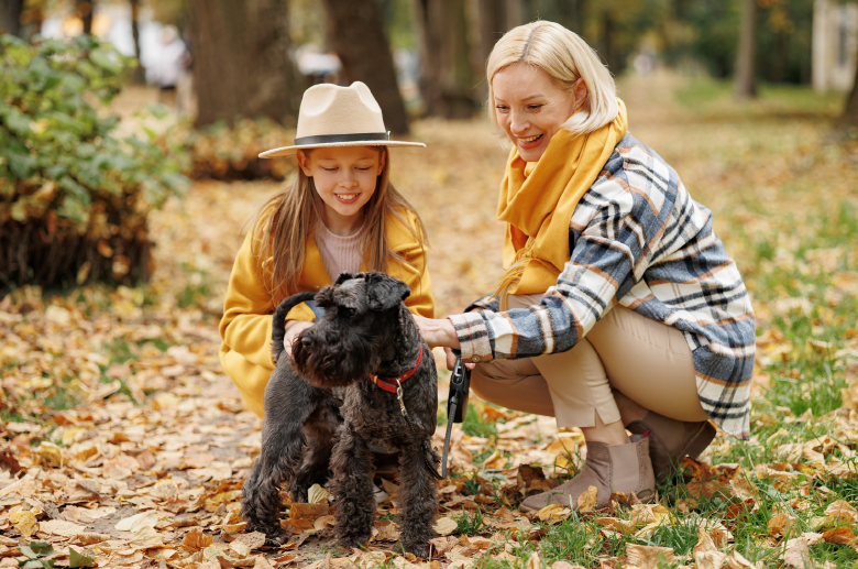 Dog and Family